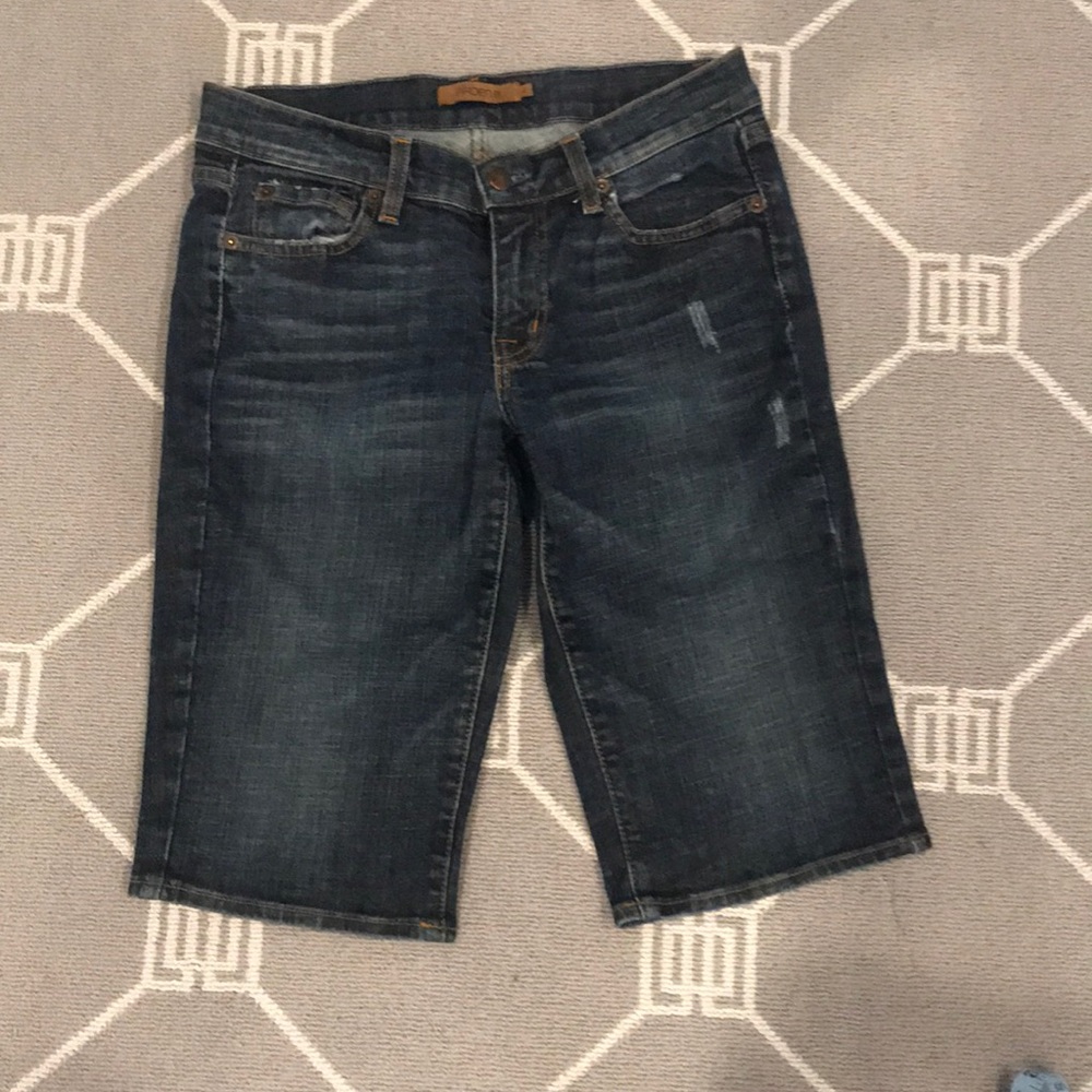 Bermuda denim shorts